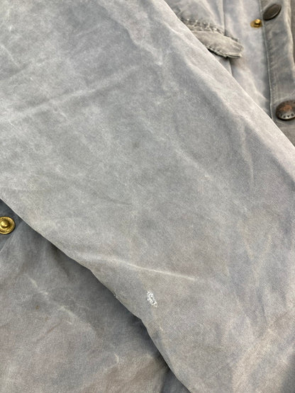 【現状渡し品】【メンズ】 Barbour バーブァー BEDALE 3ワラント オイルドジャケット 144-260104-zi-24-min サイズ：MINIMUM カラー：ライトグレー 万代Net店