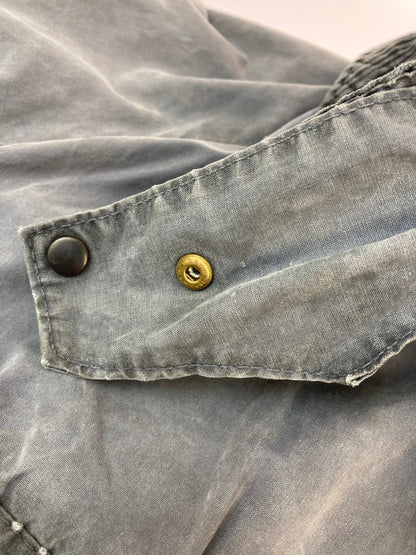 【現状渡し品】【メンズ】 Barbour バーブァー BEDALE 3ワラント オイルドジャケット 144-260104-zi-24-min サイズ：MINIMUM カラー：ライトグレー 万代Net店