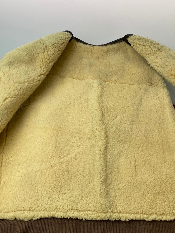 【中古品】【メンズ】 VINTEGE ヴィンテージ ECLAIR ZIP MOUTON VEST 60S エクレア ジップ ムートン ベスト 60年代 メンズ アウター 羊 146-260106-em-10-min カラー：ブラウン 万代Net店