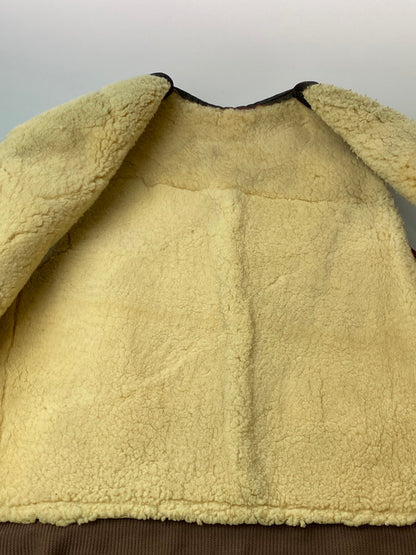 【中古品】【メンズ】 VINTEGE ヴィンテージ ECLAIR ZIP MOUTON VEST 60S エクレア ジップ ムートン ベスト 60年代 メンズ アウター 羊 146-260106-em-10-min カラー：ブラウン 万代Net店