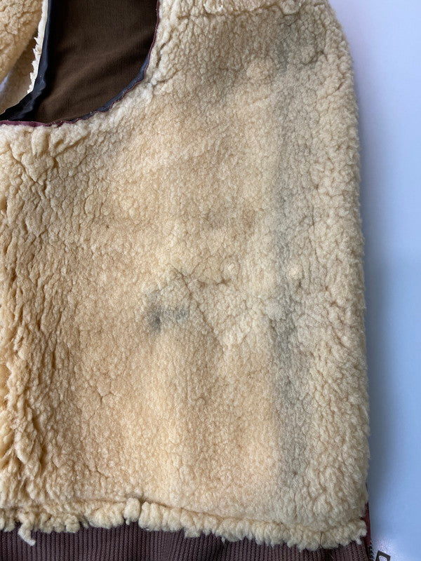 【中古品】【メンズ】 VINTEGE ヴィンテージ ECLAIR ZIP MOUTON VEST 60S エクレア ジップ ムートン ベスト 60年代 メンズ アウター 羊 146-260106-em-10-min カラー：ブラウン 万代Net店