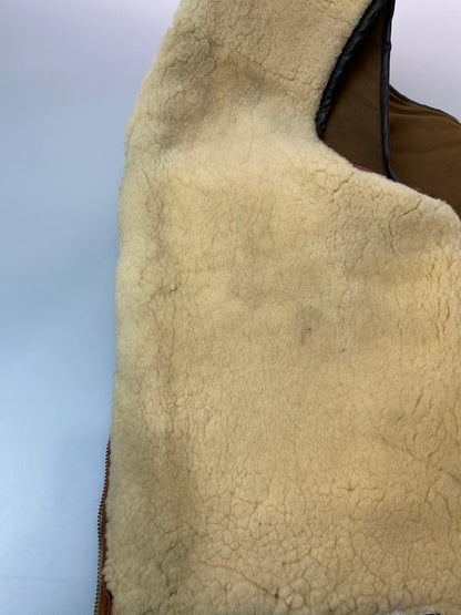 【中古品】【メンズ】 VINTEGE ヴィンテージ ECLAIR ZIP MOUTON VEST 60S エクレア ジップ ムートン ベスト 60年代 メンズ アウター 羊 146-260106-em-10-min カラー：ブラウン 万代Net店