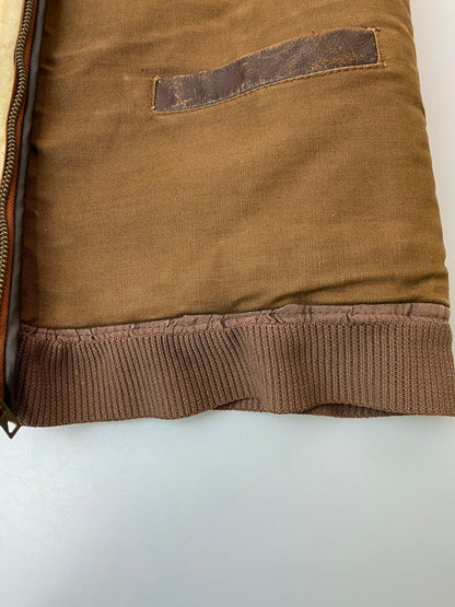 【中古品】【メンズ】 VINTEGE ヴィンテージ ECLAIR ZIP MOUTON VEST 60S エクレア ジップ ムートン ベスト 60年代 メンズ アウター 羊 146-260106-em-10-min カラー：ブラウン 万代Net店
