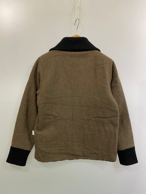【中古品】【メンズ】 Yarmo ヤーモ ドンキーコート YAR-16AW 03 イギリス製 メンズ アウター ウール 裏地キルティング 141-260106-em-11-min サイズ：38 カラー：ダークブラウン 万代Net店
