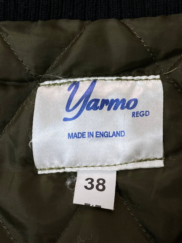 【中古品】【メンズ】 Yarmo ヤーモ ドンキーコート YAR-16AW 03 イギリス製 メンズ アウター ウール 裏地キルティング 141-260106-em-11-min サイズ：38 カラー：ダークブラウン 万代Net店