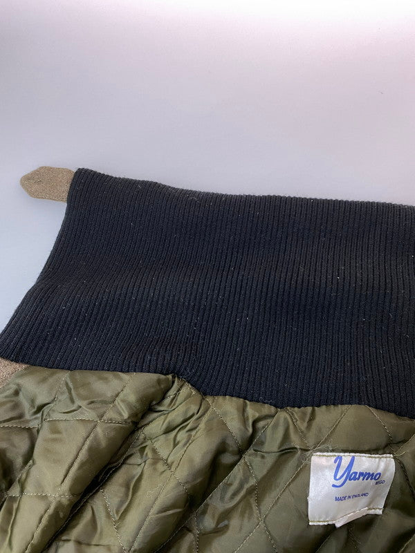 【中古品】【メンズ】 Yarmo ヤーモ ドンキーコート YAR-16AW 03 イギリス製 メンズ アウター ウール 裏地キルティング 141-260106-em-11-min サイズ：38 カラー：ダークブラウン 万代Net店