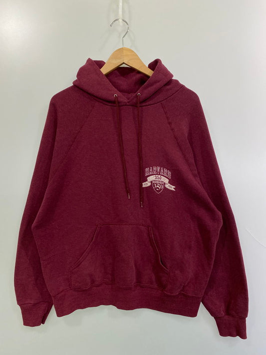【中古品】【メンズ】 UNKNOWN HARVARD COLLEGE HOODIE ハーバード大学 フーディ パーカー トップス 146-260108-jt-20-min サイズ：不明 カラー：ワインレッド 万代Net店
