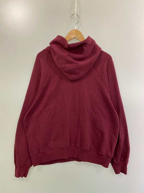 【中古品】【メンズ】 UNKNOWN HARVARD COLLEGE HOODIE ハーバード大学 フーディ パーカー トップス 146-260108-jt-20-min サイズ：不明 カラー：ワインレッド 万代Net店