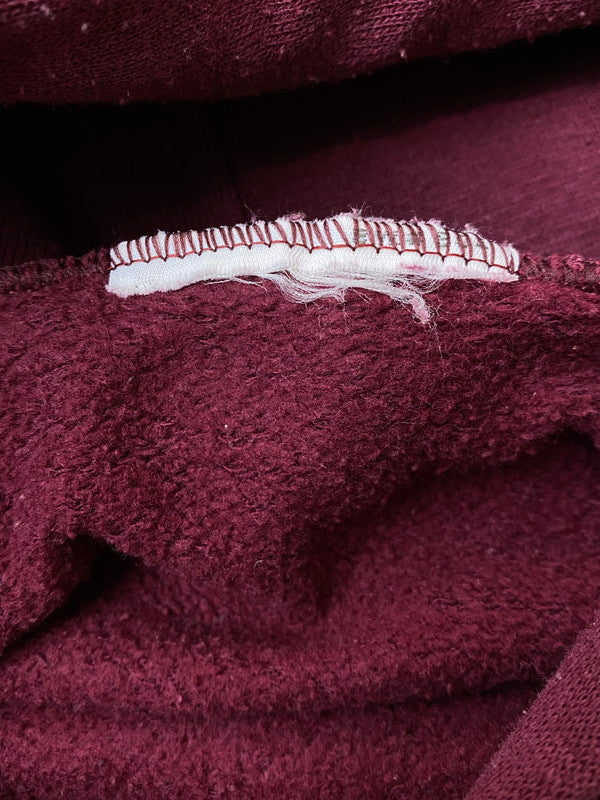 【中古品】【メンズ】 UNKNOWN HARVARD COLLEGE HOODIE ハーバード大学 フーディ パーカー トップス 146-260108-jt-20-min サイズ：不明 カラー：ワインレッド 万代Net店