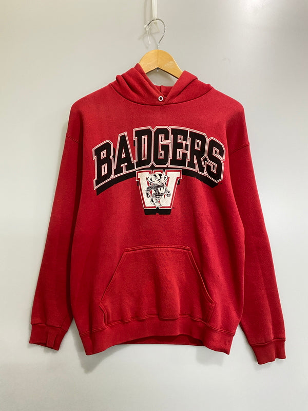 【現状渡し品】【メンズ】 LOGO7 ロゴセブン COLLEGE HOODIE カレッジ フーディー メンズ トップス パーカー 長袖 スウェット 146-260720-em-01-min サイズ：M カラー：レッド 万代Net店