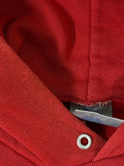 【現状渡し品】【メンズ】 LOGO7 ロゴセブン COLLEGE HOODIE カレッジ フーディー メンズ トップス パーカー 長袖 スウェット 146-260720-em-01-min サイズ：M カラー：レッド 万代Net店