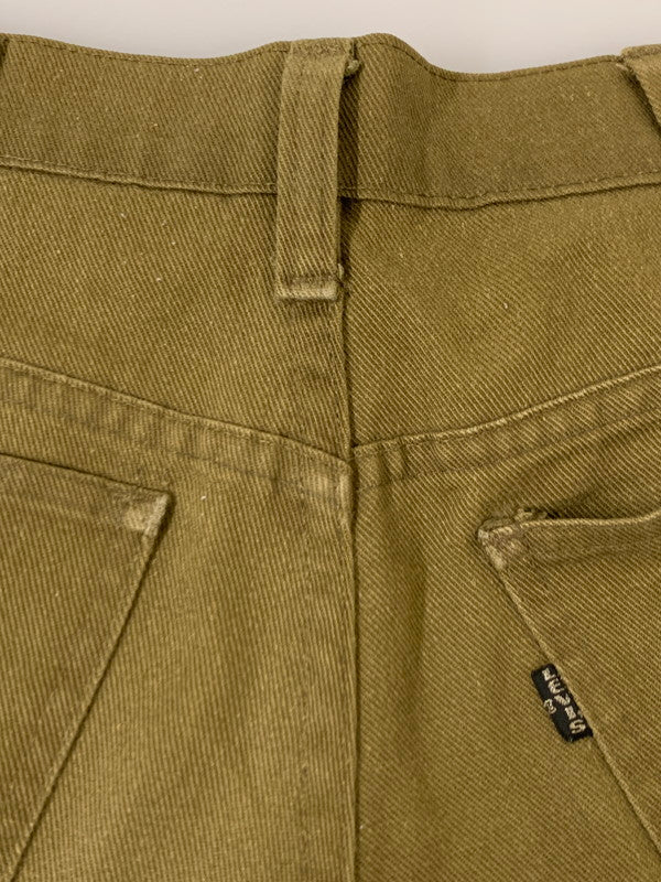 【現状渡し品】【メンズ】 Levi's リーバイス 80's STA-PREST FLARE PANTS 517-1837 VINTAGE 80年代 スタプレ フレアパンツ ボトムス ヴィンテージ 157-260107-kk-45-min サイズ：33 カラー：カーキ 万代Net店