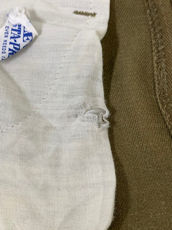 【現状渡し品】【メンズ】 Levi's リーバイス 80's STA-PREST FLARE PANTS 517-1837 VINTAGE 80年代 スタプレ フレアパンツ ボトムス ヴィンテージ 157-260107-kk-45-min サイズ：33 カラー：カーキ 万代Net店