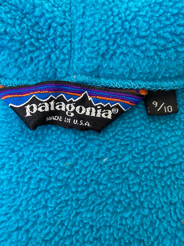 【中古品】【レディース】 patagonia パタゴニア FLEECE JACKET フリース ジャケット アウター 169-260108-jt-18-min サイズ：9/10 カラー： ブルー 万代Net店