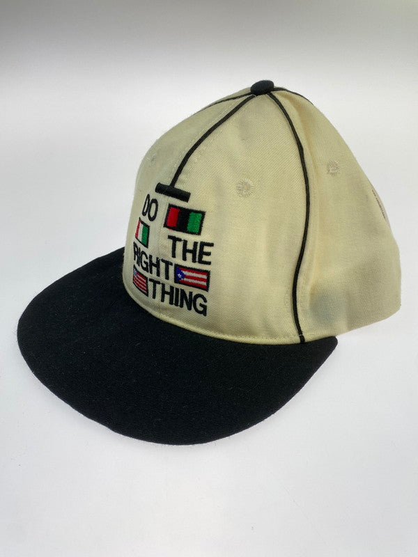 【現状渡し品】【メンズ】 40ACRES フォーティーエイカーズ 90’s DO THE RIGHT THING CAP 90年代 ドゥーザライト シングキャップ 帽子 185-251231-kk-01-min サイズ：F カラー：アイボリー 万代Net店