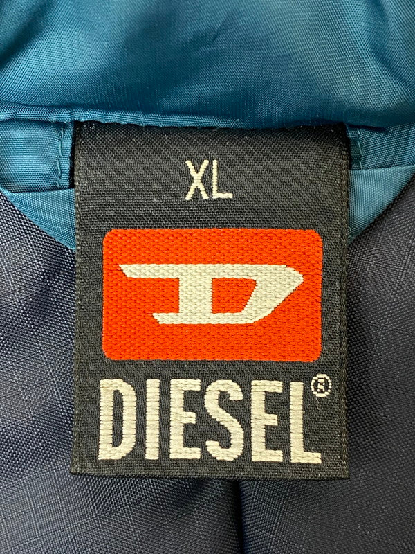 【現状渡し品】【メンズ】 DIESEL ディーゼル 90S 中綿 NYLON JACKET 90年代 ナイロン ジャケット ヴィンテージ メンズアウター 141-260106-em-12-min サイズ：XL カラー：ブルー系 万代Net店