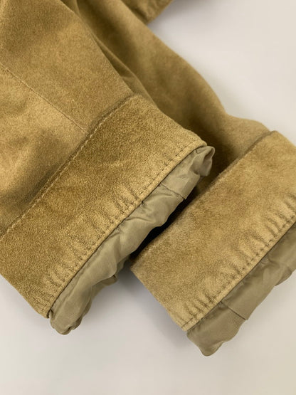 【中古品】【メンズ】 OLD GAP オールドギャップ SUEDE LEATHER TRUCKER JACKET スエード レザー トラッカージャケット アウター 146-260107-kk-25-min サイズ：表記なし 下記参照 カラー：ベージュ 万代Net店