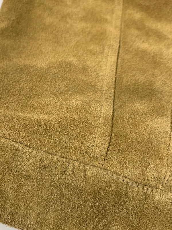 【中古品】【メンズ】 OLD GAP オールドギャップ SUEDE LEATHER TRUCKER JACKET スエード レザー トラッカージャケット アウター 146-260107-kk-25-min サイズ：表記なし 下記参照 カラー：ベージュ 万代Net店