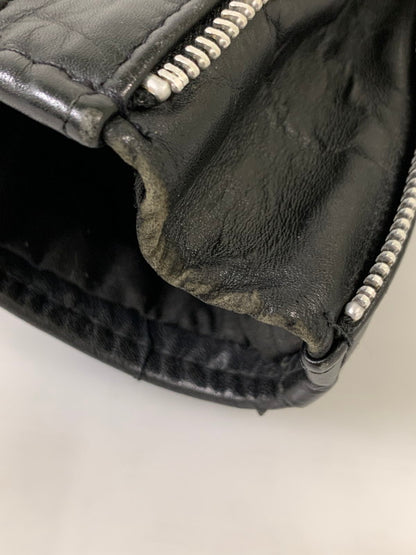 【中古品】【メンズ】 schott ショット 80-90's 618 LEATHER DOUBLE RIDERES JACKET 80-90年代 レザー ダブルライダースジャケット アウター 145-260107-kk-39-min サイズ：42 カラー：ブラック 万代Net店