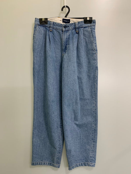 【中古品】【メンズ】 DESCENDANT ディセンダント DC-3 DENIM TROUSERS DC-3 デニムトラウザーズ ボトムス デニムパンツ 153-260107-kk-42-min サイズ：1 カラー：ライトインディゴ 万代Net店