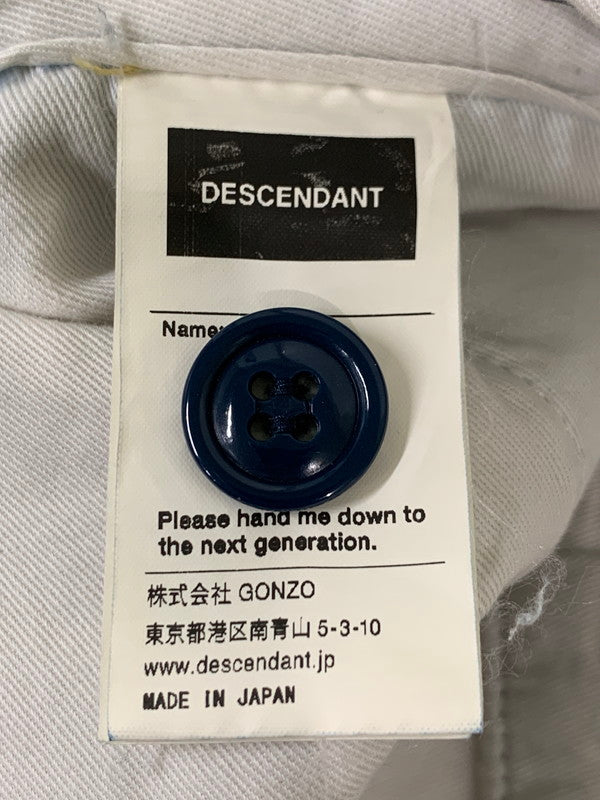 【中古品】【メンズ】 DESCENDANT ディセンダント DC-3 DENIM TROUSERS DC-3 デニムトラウザーズ ボトムス デニムパンツ 153-260107-kk-42-min サイズ：1 カラー：ライトインディゴ 万代Net店