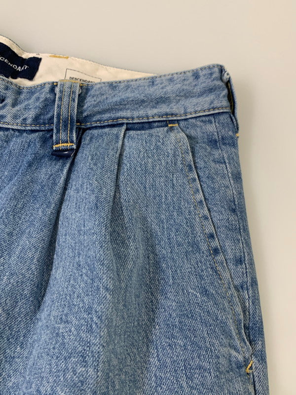 【中古品】【メンズ】 DESCENDANT ディセンダント DC-3 DENIM TROUSERS DC-3 デニムトラウザーズ ボトムス デニムパンツ 153-260107-kk-42-min サイズ：1 カラー：ライトインディゴ 万代Net店