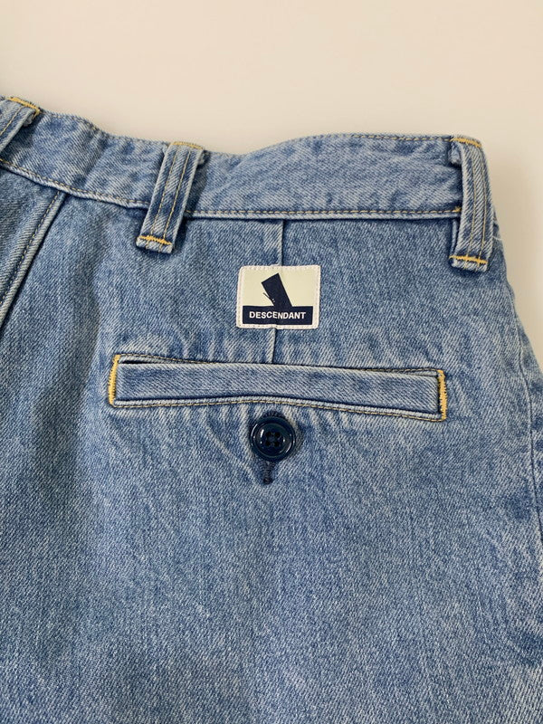 【中古品】【メンズ】 DESCENDANT ディセンダント DC-3 DENIM TROUSERS DC-3 デニムトラウザーズ ボトムス デニムパンツ 153-260107-kk-42-min サイズ：1 カラー：ライトインディゴ 万代Net店