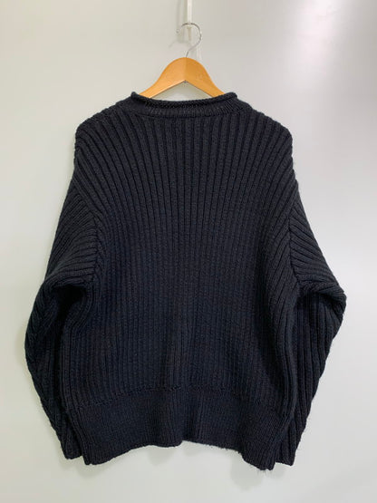 【中古品】【メンズ】 DESCENDANT ディセンダント 23AW DRAGNET RIB KNIT ドラグネット リブ ニット トップス セーター 142-260107-kk-27-min サイズ：2 カラー：チャコール 万代Net店