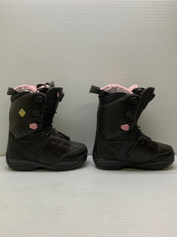 【現状渡し品】【レディース】 SALOMON LILY サロモン リリー スノーボードブーツ スノボ靴 レディース 23.5 118-260920-ta-02-min 万代Net店
