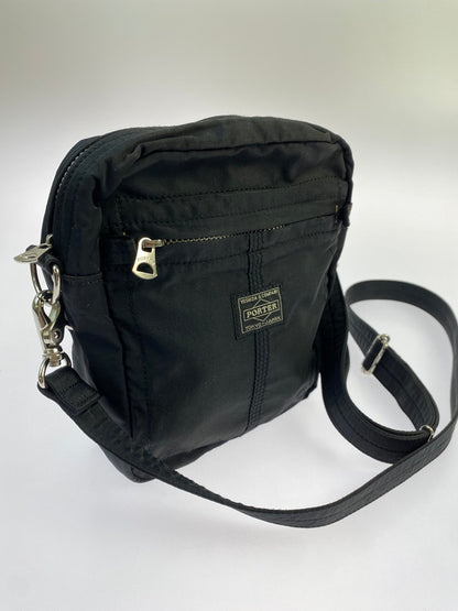 【中古品】【メンズ/レディース】 PORTER ポーター MILE SHOULDER BAG マイル ショルダーバッグ カバン 188-260108-yn-03-min カラー：ブラック 万代Net店