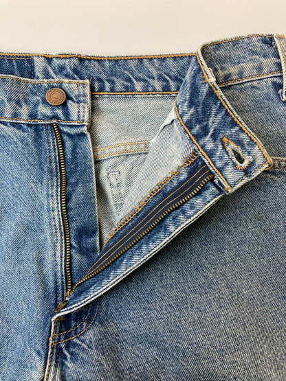 【中古品】【メンズ】 Levi's リーバイス 90's 560 LOOSE FIT TAPERED LEG DENIM PANTS 90年代 560 ルーズフィット テーパード レグ デニムパンツ ボトムス ジーンズ ボタン裏刻印918 157-260107-kk-64-min サイズ：32 カラー：ライトインディゴ 万代Net店