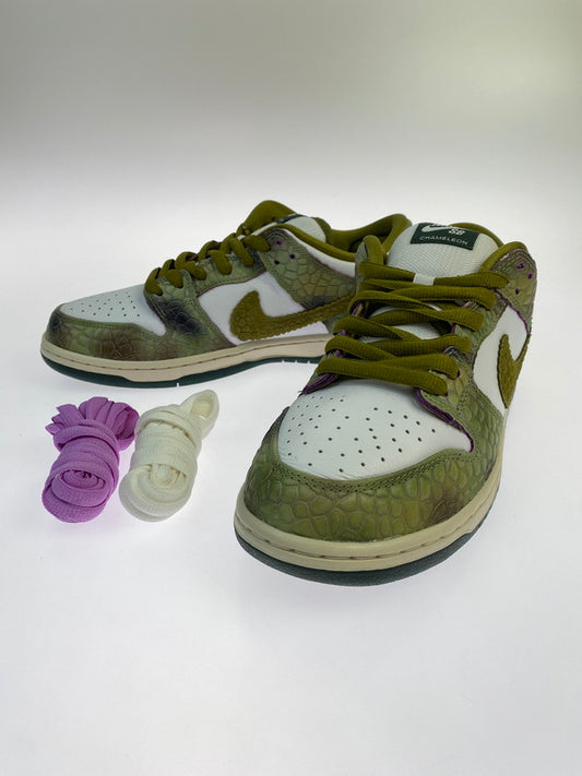 【中古品】【メンズ】 NIKE ナイキ × ALEXIS SABLONE アレクシスサブローン SB DUNK LOW PRO HJ3386-300 ダンク ロー プロ スニーカー メンズ シューズ 靴 160-260106-em-38-min サイズ：28.0cm カラー：WHITE AND PACIFIC MOSS 万代Net店