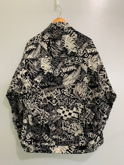 【中古品】【レディース】 MAISON MARGIELA メゾンマルジェラ 20AW PAINT DENIM TRACKER JACKET S51AM0390 S30683 ペイントデニム トラッカージャケット ライトアウター Gジャン 141-260107-kk-31-min サイズ：XS カラー：ブラック 万代Net店
