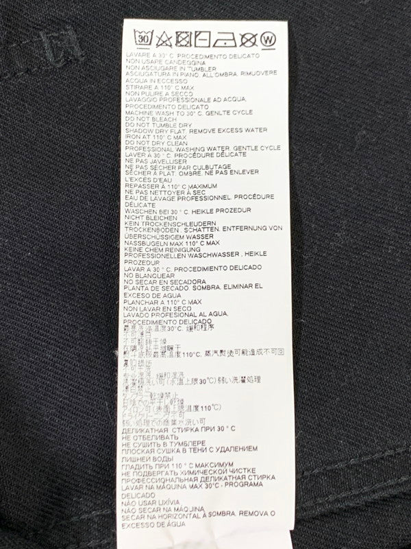 【中古品】【レディース】 MAISON MARGIELA メゾンマルジェラ 20AW PAINT DENIM TRACKER JACKET S51AM0390 S30683 ペイントデニム トラッカージャケット ライトアウター Gジャン 141-260107-kk-31-min サイズ：XS カラー：ブラック 万代Net店