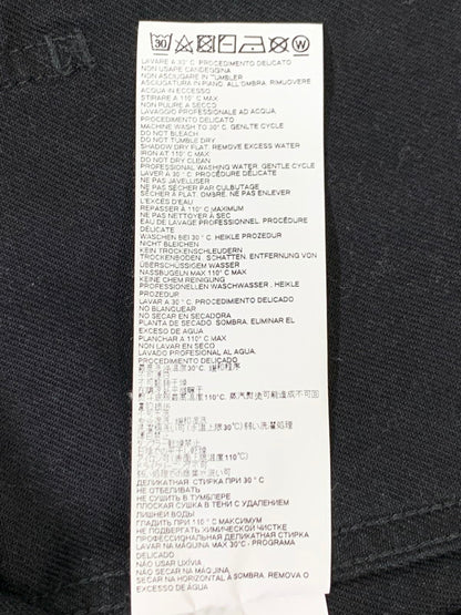 【中古品】【レディース】 MAISON MARGIELA メゾンマルジェラ 20AW PAINT DENIM TRACKER JACKET S51AM0390 S30683 ペイントデニム トラッカージャケット ライトアウター Gジャン 141-260107-kk-31-min サイズ：XS カラー：ブラック 万代Net店