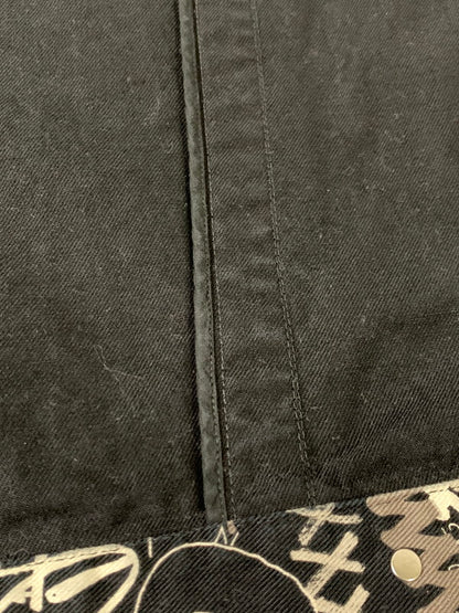 【中古品】【レディース】 MAISON MARGIELA メゾンマルジェラ 20AW PAINT DENIM TRACKER JACKET S51AM0390 S30683 ペイントデニム トラッカージャケット ライトアウター Gジャン 141-260107-kk-31-min サイズ：XS カラー：ブラック 万代Net店