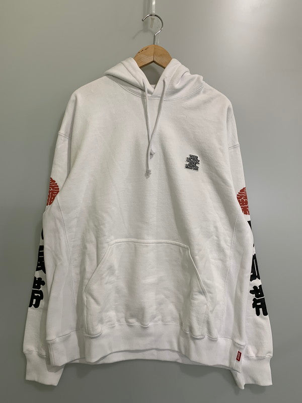 【中古品】【メンズ】 THE BLACK EYE PATCH ザ ブラックアイパッチ 22AW KAMON HOODIE BEPFW22TP41 カモンフーディー トップス プルオーバーパーカー 142-260107-kk-36-min サイズ：XL カラー：ホワイト 万代Net店