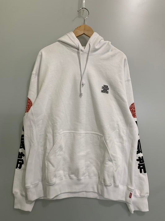 【中古品】【メンズ】 THE BLACK EYE PATCH ザ ブラックアイパッチ 22AW KAMON HOODIE BEPFW22TP41 カモンフーディー トップス プルオーバーパーカー 142-260107-kk-36-min サイズ：XL カラー：ホワイト 万代Net店