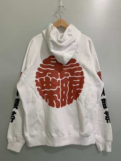 【中古品】【メンズ】 THE BLACK EYE PATCH ザ ブラックアイパッチ 22AW KAMON HOODIE BEPFW22TP41 カモンフーディー トップス プルオーバーパーカー 142-260107-kk-36-min サイズ：XL カラー：ホワイト 万代Net店