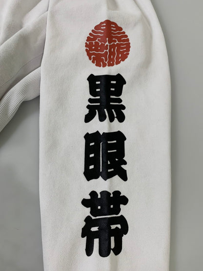 【中古品】【メンズ】 THE BLACK EYE PATCH ザ ブラックアイパッチ 22AW KAMON HOODIE BEPFW22TP41 カモンフーディー トップス プルオーバーパーカー 142-260107-kk-36-min サイズ：XL カラー：ホワイト 万代Net店