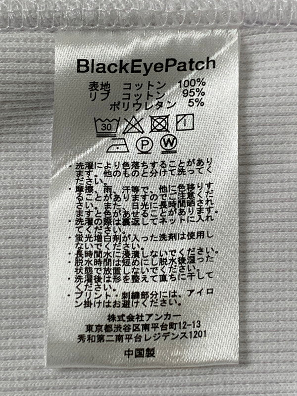 【中古品】【メンズ】 THE BLACK EYE PATCH ザ ブラックアイパッチ 22AW KAMON HOODIE BEPFW22TP41 カモンフーディー トップス プルオーバーパーカー 142-260107-kk-36-min サイズ：XL カラー：ホワイト 万代Net店