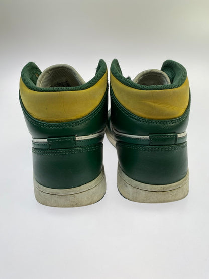 【現状渡し品】【メンズ】 NIKE ナイキ AIR JORDAN 1 MID SEATTLE SUPERSONICS 554724-371 エアジョーダン1 ミッド "シアトル・スーパーソニックス スニーカー メンズ シューズ 靴 160-260106-em-34-min サイズ：27.5cm カラー：グリーン 万代Net店