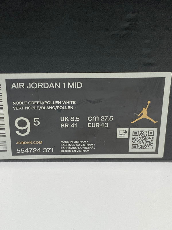【現状渡し品】【メンズ】 NIKE ナイキ AIR JORDAN 1 MID SEATTLE SUPERSONICS 554724-371 エアジョーダン1 ミッド "シアトル・スーパーソニックス スニーカー メンズ シューズ 靴 160-260106-em-34-min サイズ：27.5cm カラー：グリーン 万代Net店
