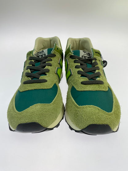 【未使用品】【メンズ】 NEW BALANCE ニューバランス × STRAY RATS ストレイ ラッツ 別注 コラボ ML574RAU スニーカー 靴 162-260107-kk-09-min カラー：GREEN 万代Net店