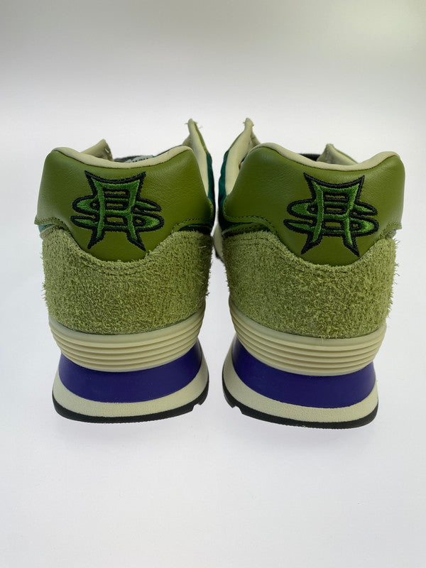 【未使用品】【メンズ】 NEW BALANCE ニューバランス × STRAY RATS ストレイ ラッツ 別注 コラボ ML574RAU スニーカー 靴 162-260107-kk-09-min カラー：GREEN 万代Net店