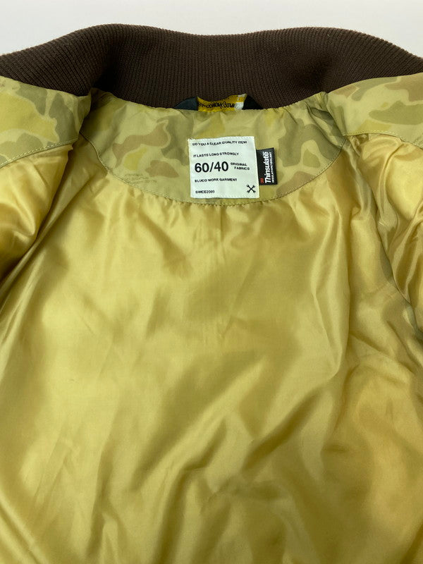 【中古品】【メンズ】 BLUCO ブルコ SKYLINER JACKET OL-040 スカイライナー ジャケット アウター 145-260108-jt-14-min サイズ：S カラー：ベージュ カモフラージュ 万代Net店