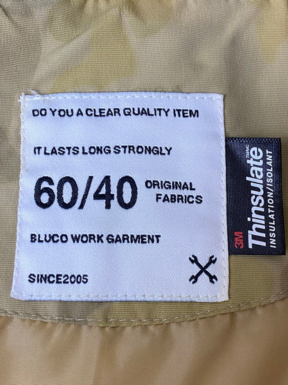 【中古品】【メンズ】 BLUCO ブルコ SKYLINER JACKET OL-040 スカイライナー ジャケット アウター 145-260108-jt-14-min サイズ：S カラー：ベージュ カモフラージュ 万代Net店