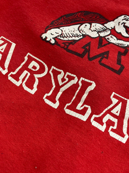 【現状渡し品】【メンズ】 HEALTHKNIT 90's COLLEGE SWEATSHIRT ヘルスニット 90年代 カレッジ スウェットシャツ トレーナー トップス 146-260108-yn-27-min サイズ：L カラー：レッド 万代Net店