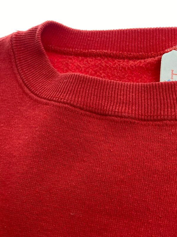 【現状渡し品】【メンズ】 HEALTHKNIT 90's COLLEGE SWEATSHIRT ヘルスニット 90年代 カレッジ スウェットシャツ トレーナー トップス 146-260108-yn-27-min サイズ：L カラー：レッド 万代Net店