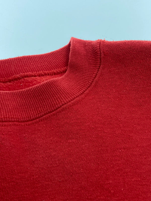 【現状渡し品】【メンズ】 HEALTHKNIT 90's COLLEGE SWEATSHIRT ヘルスニット 90年代 カレッジ スウェットシャツ トレーナー トップス 146-260108-yn-27-min サイズ：L カラー：レッド 万代Net店